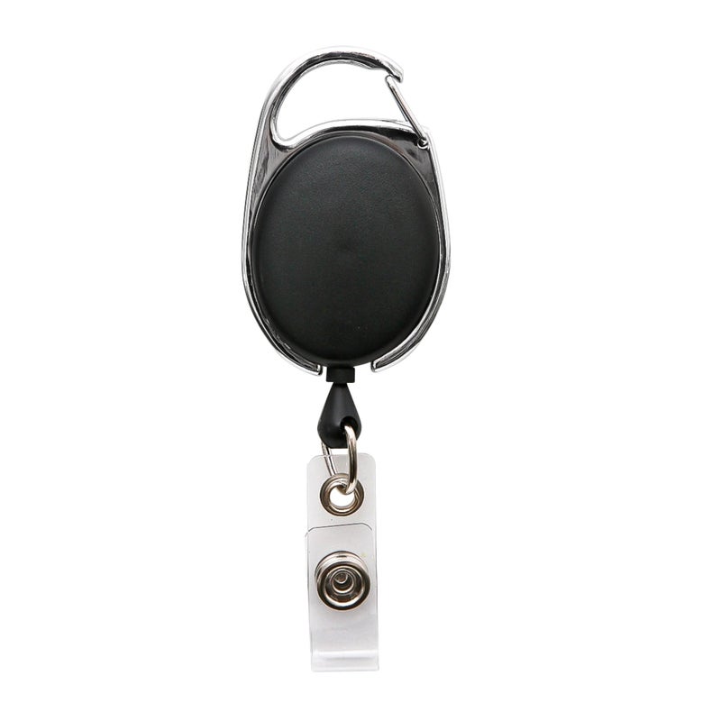 SICURIX Quick Clip ID Card Reel, Black - Image 4